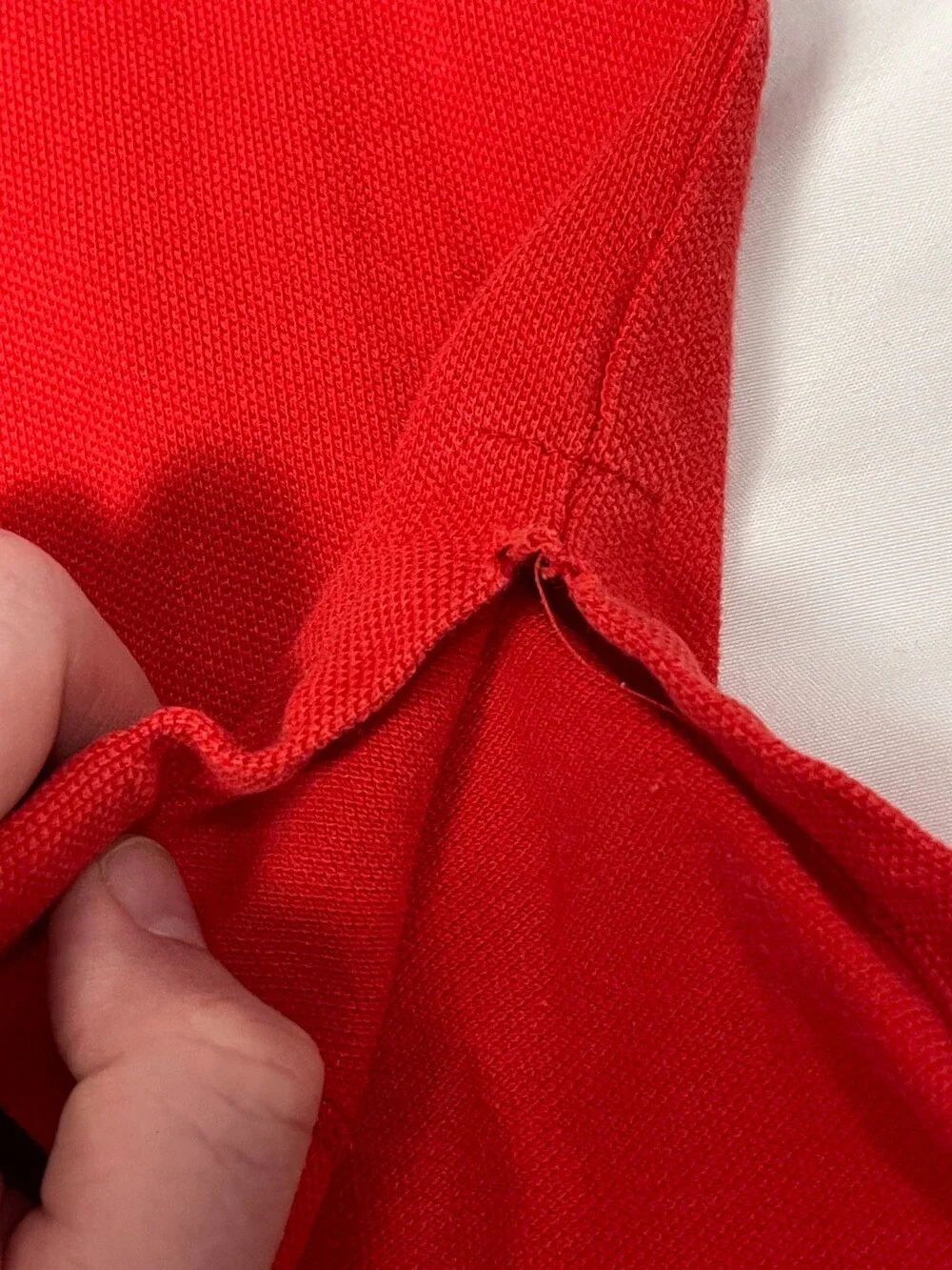 Polo by Ralph Lauren Red Cotton Polo Shirt XL – Made in Bolivia, Classic Fit